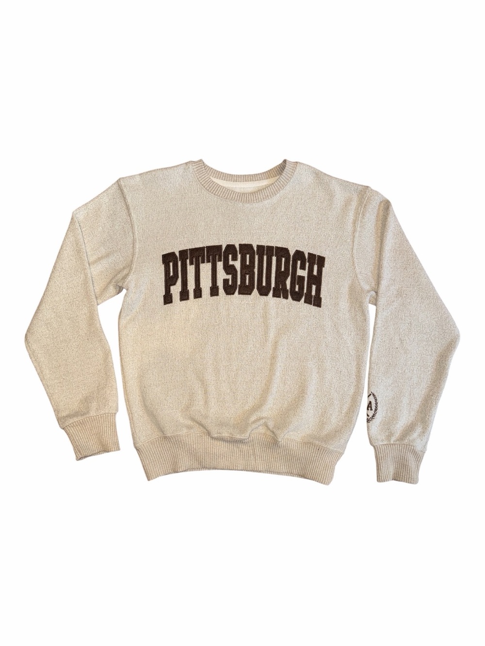 New York, popular Pittsburgh Cream Crewneck Sweatshirt